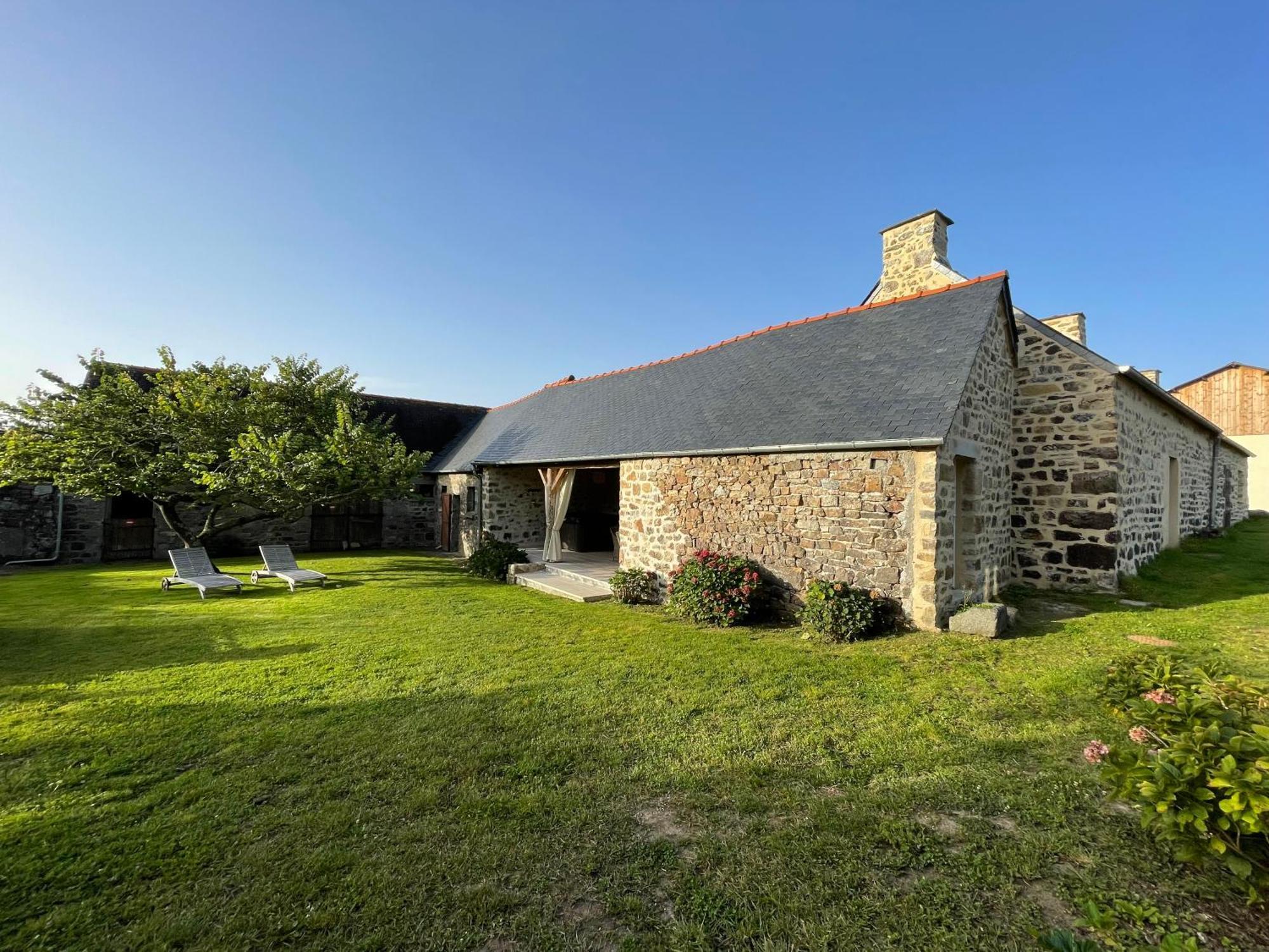 Les Cottages Du Manoir, Jacuzzi -Crozon Dış mekan fotoğraf