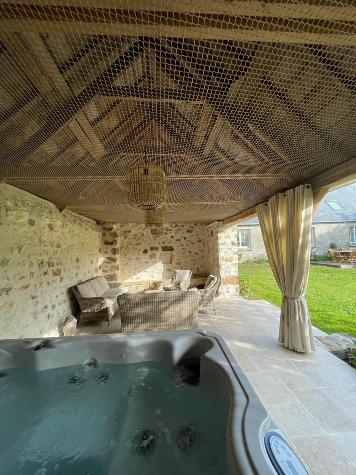 Les Cottages Du Manoir, Jacuzzi -Crozon Dış mekan fotoğraf